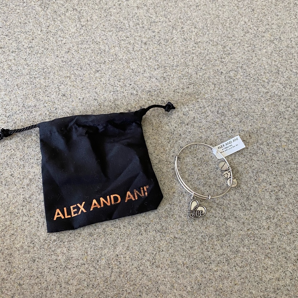 Alex and Ani heart bracelet